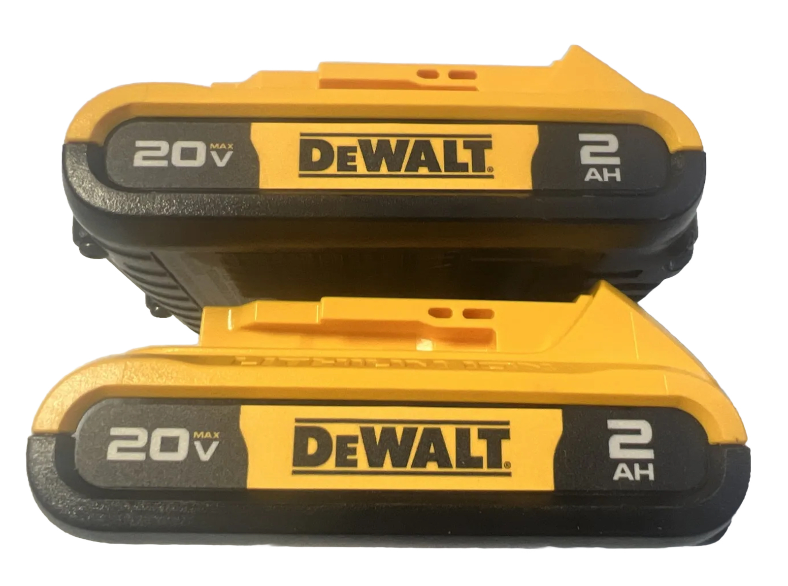 (2) NEW Genuine DEWALT DCB203 20V Volt MAX 2.0AH Li-Ion Battery Packs DCB203-2