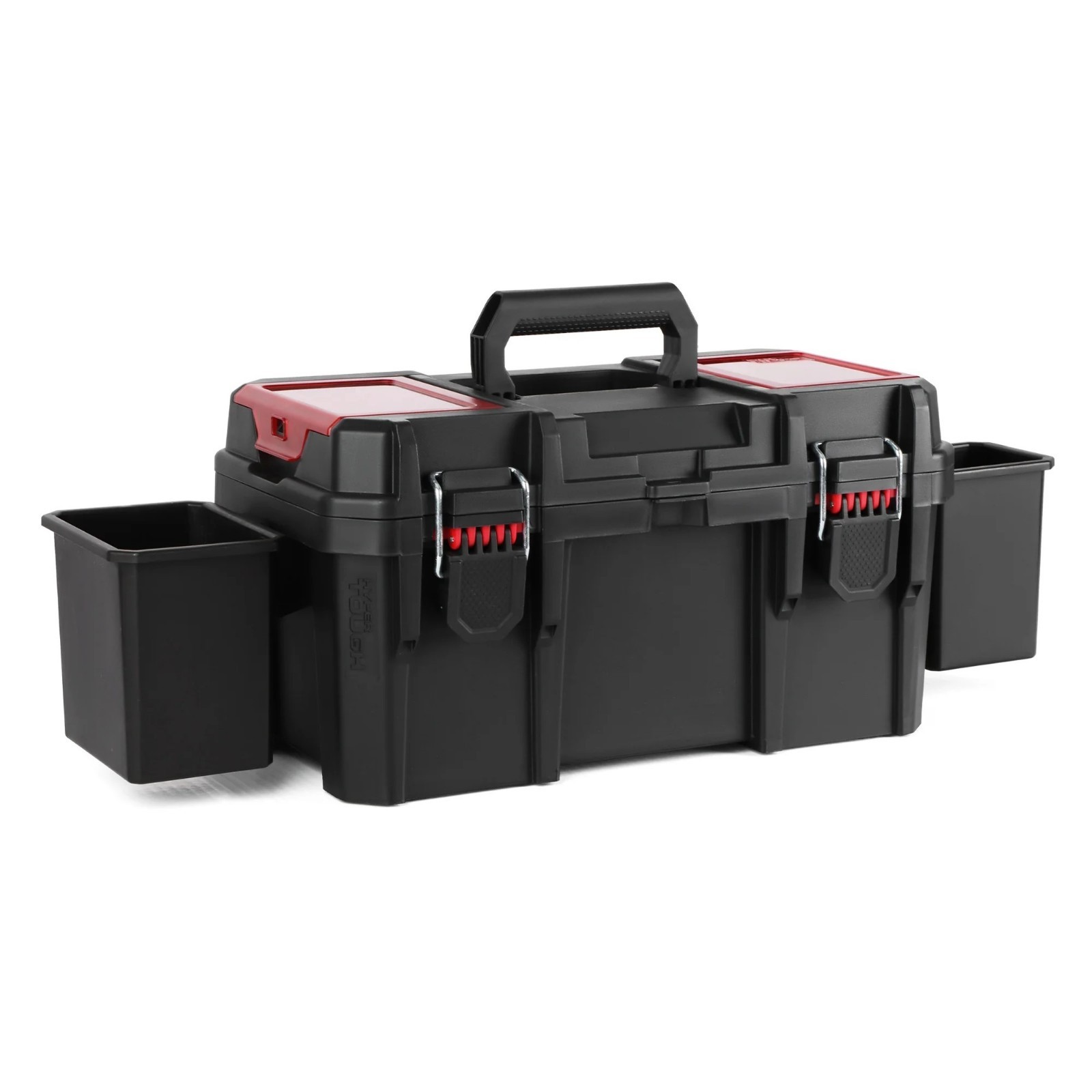 Hyper Tough 16-Inch Toolbox – Heavy-Duty Resin Storage with Padlock Security