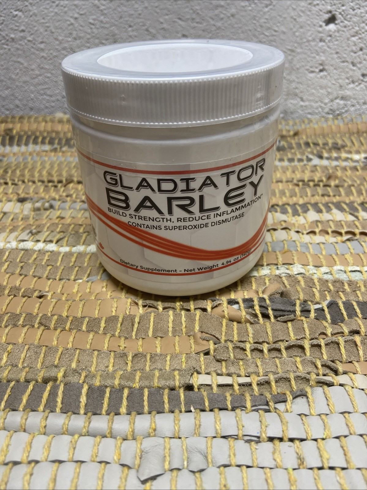 BOOMER PRODUCTS GLADIATOR BARLEY 1 Month Supply 4.94oz 140g Exp Date 03/2027