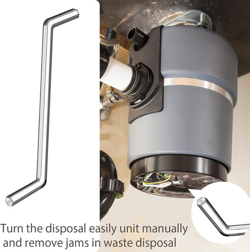 Garbage Disposal Wrench, Allen Wrench Tool Compatible 1 Pack