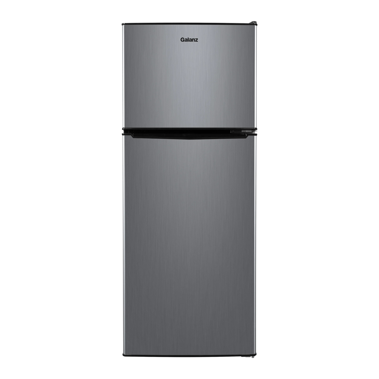 Galanz 4.6 cu ft Stainless Steel Mini Fridge with Freezer—compact, energy-effici