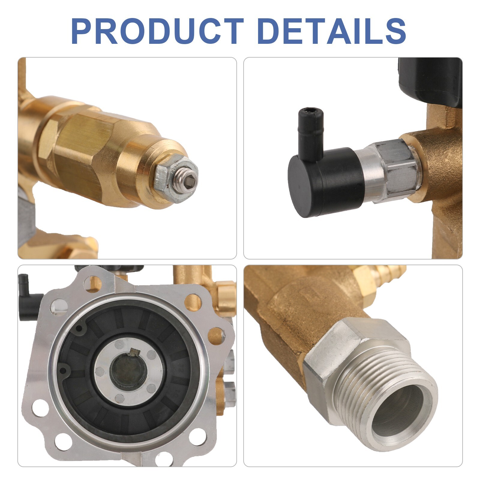 RMV2.5G30 PRESSURE WASHER PUMP AXIAL, 2.5GPM 3000 PSI, 3400 RPM, 3/4″ SHAFT