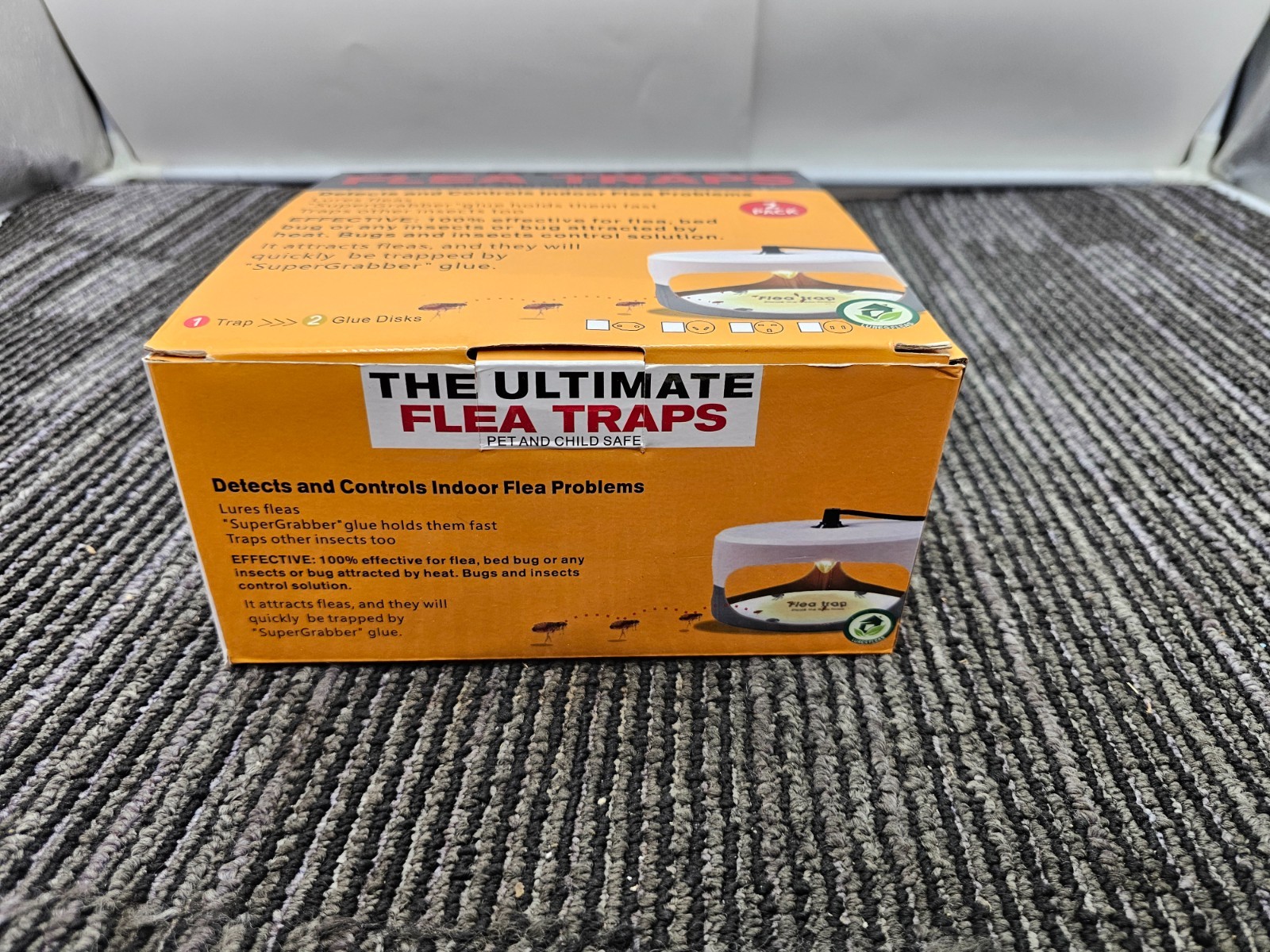 (QTY 2) Ultimate Flea Traps Indoor Flea Light Pest Control Pet & Child Safe