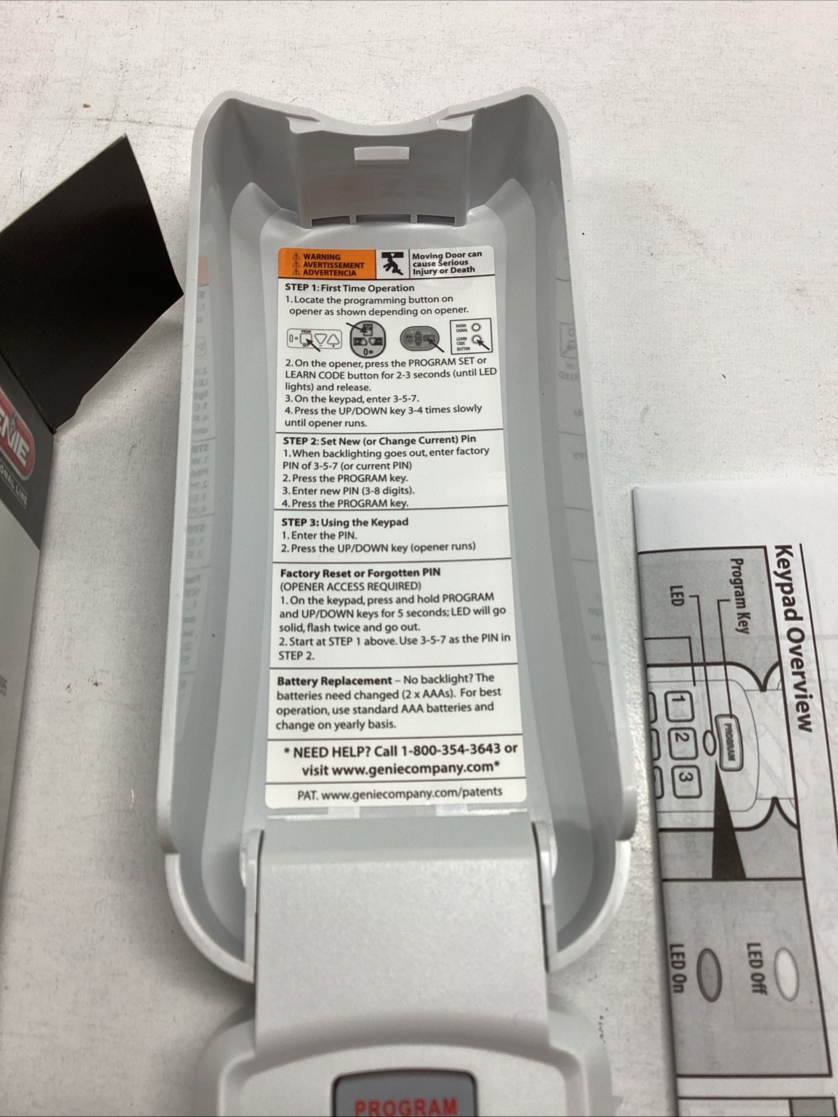 Genie Garage Door Opener Wireless Keyless Keypad 37224R