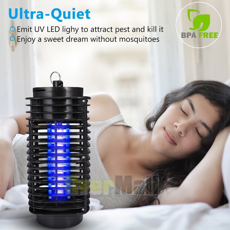 Electric Fly Bug Zapper Mosquito Insect Killer LED Light Trap Pest Control Lamp
