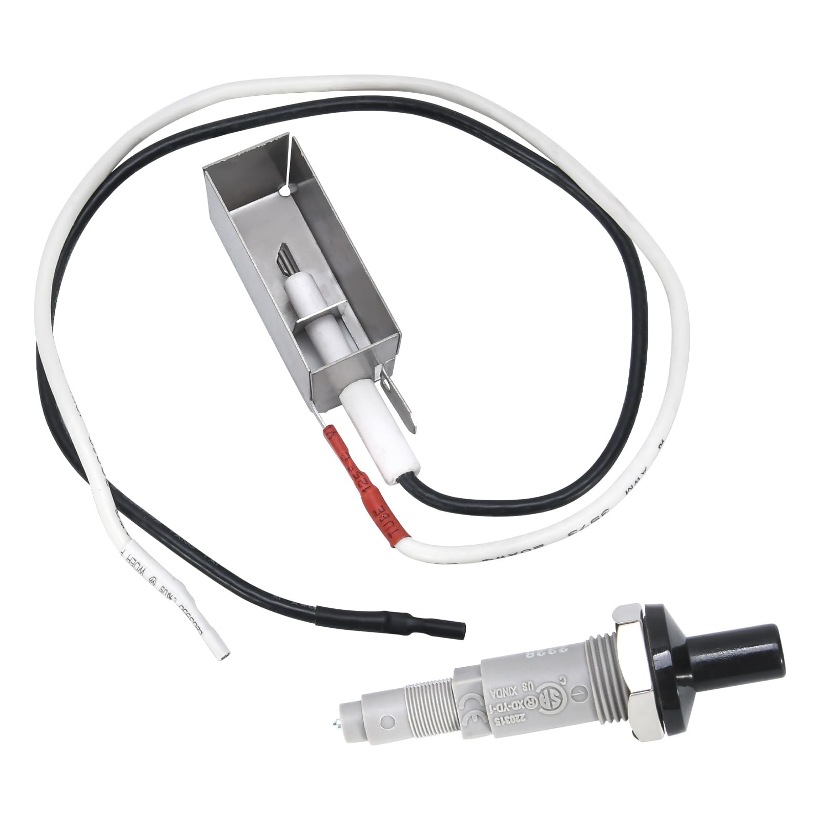 Gas Grill Igniter Kit Replacement Push Button Ignition For Weber Grills 7509