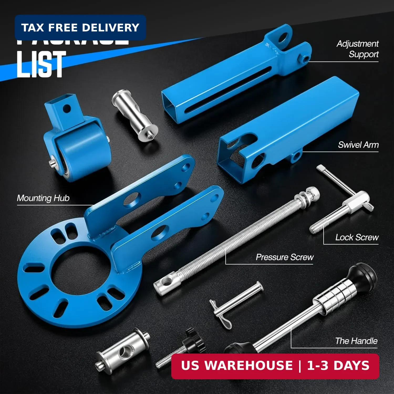 DNA MOTORING TOOLS-00249 Fender Roller Reforming Extending Tool Heavy Duty Wheel