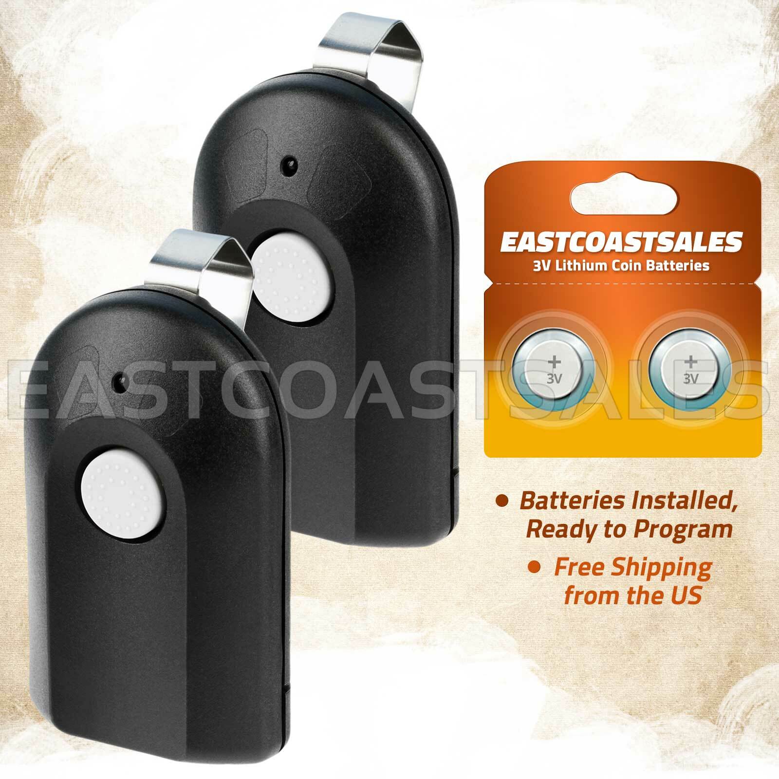 2 For Genuine GENIE Intellicode ACSCTG Type 1 Garage Door Opener 1-Button Remote