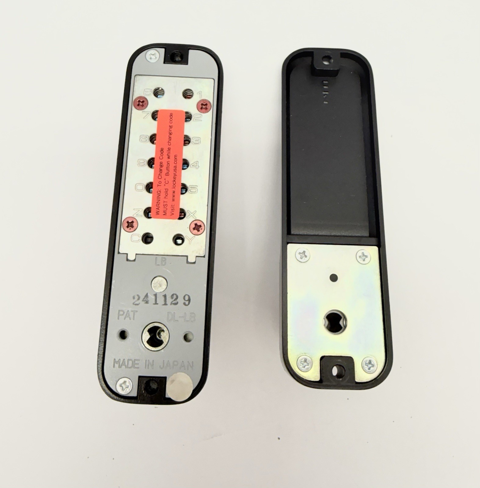 Lockey 2830JB/MG 2000 Series Keyless Entry Single Combination Knob Set – Black