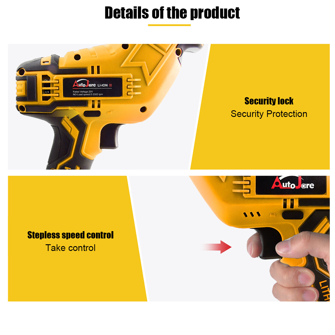 Cordless Reciprocating Saw for Dewalt 20V Battery Brushless Power Recipro Tool