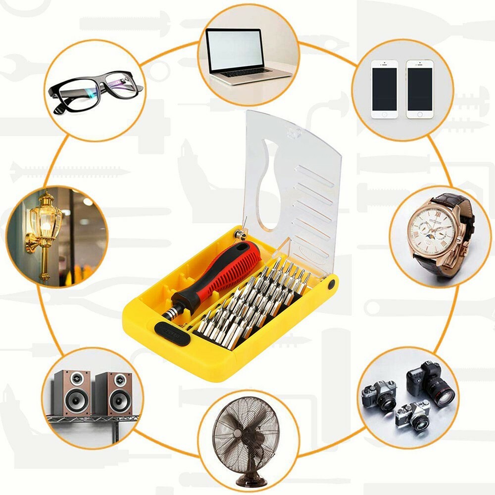 37 in 1 Magnetic Precision Screwdriver Set with Slotted Phillips Repair Tool Kit