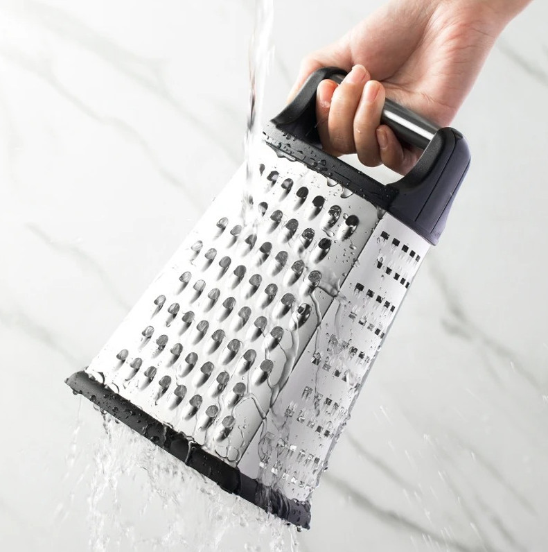4-Side Box Grater Stainless Steel Vegetable Cheese Potato Slicer Cutter