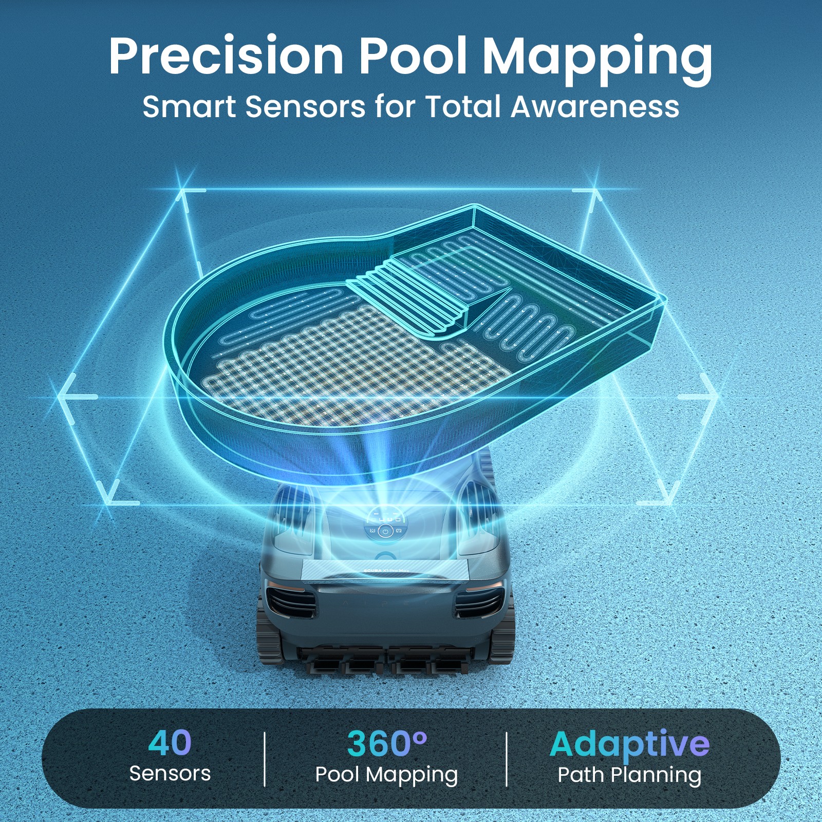 Aiper Scuba X1 Pro Max Pool Robot Vacuum, for All Inground Pools