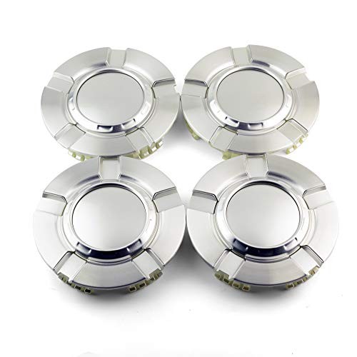 4pcs 182mm(7.17in)/170mm(6.7in) Car Wheel Center Hub Caps forado Silver
