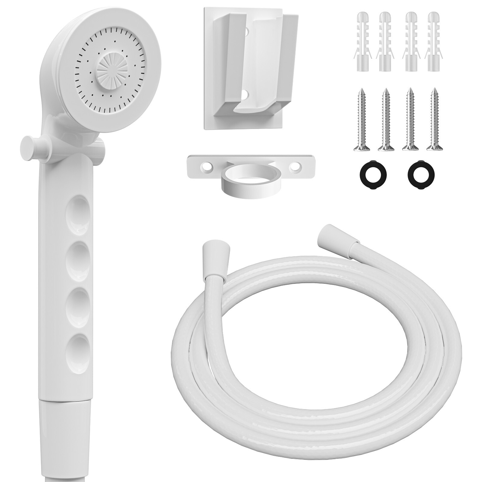RV Shower Head with Hose – Non-Metallic Outdoor RV Shower Kits Replacement
