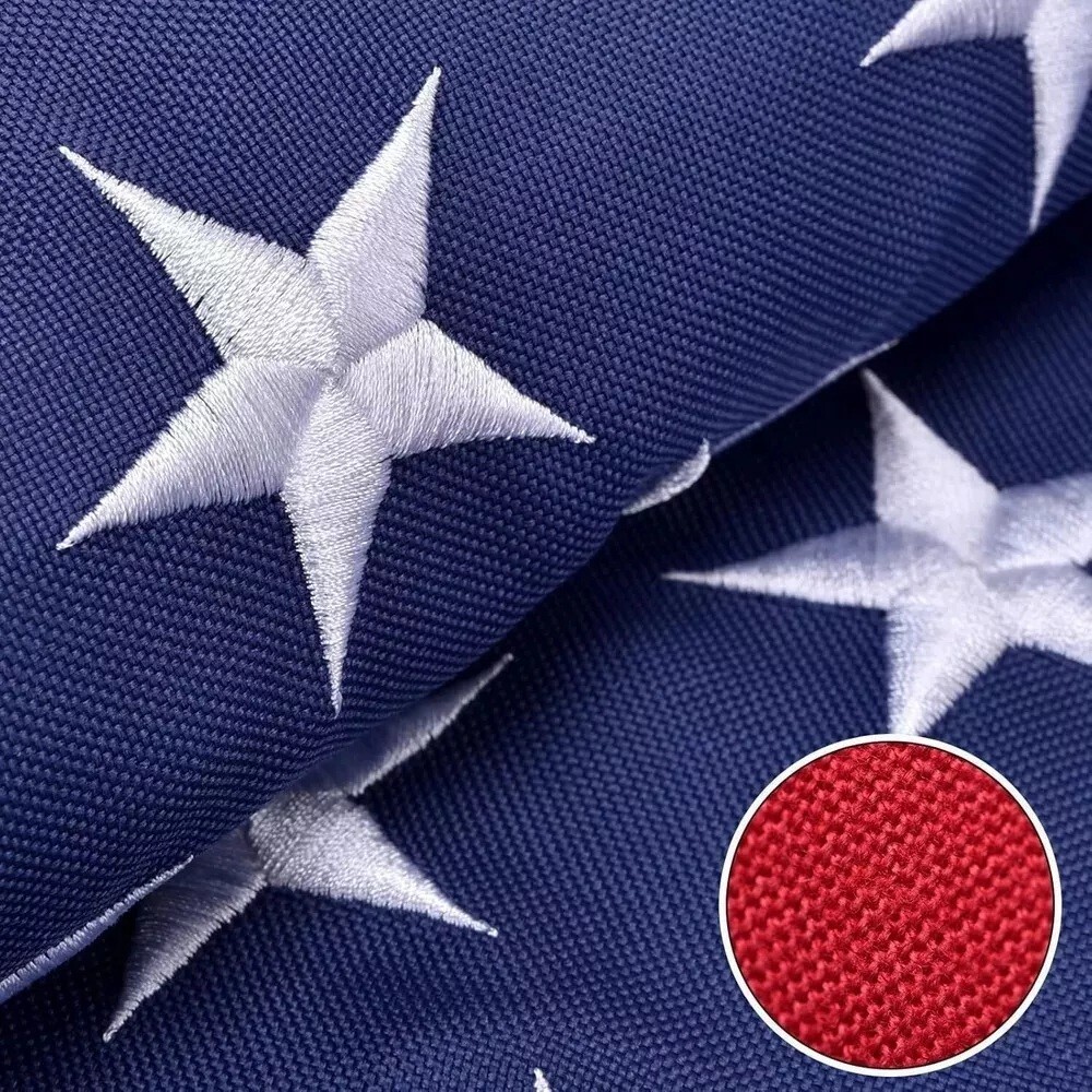American Flag 4 x 6 ft Made for High Wind Heavy Duty US Flags for Outside