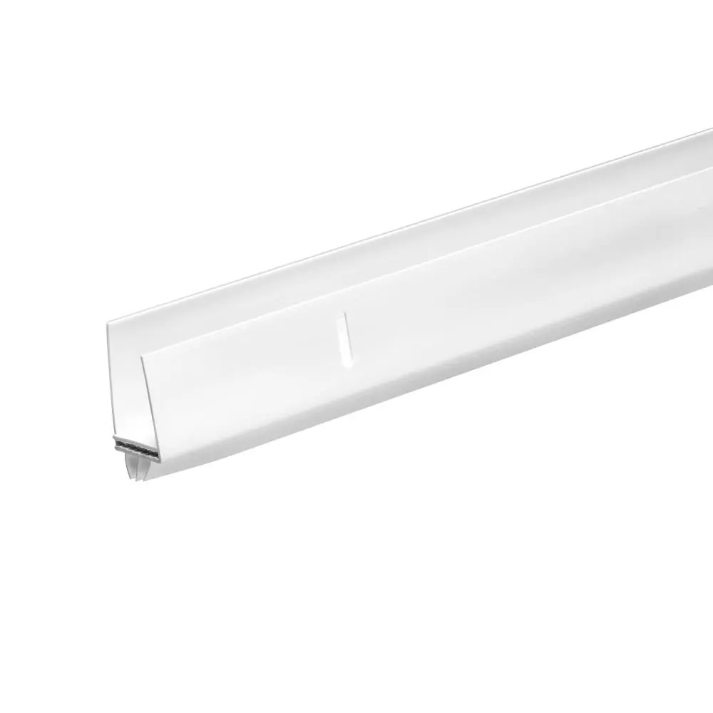 1 in. x 1-1/2 in. x 36 in. White Adjustable Storm Door Bottom