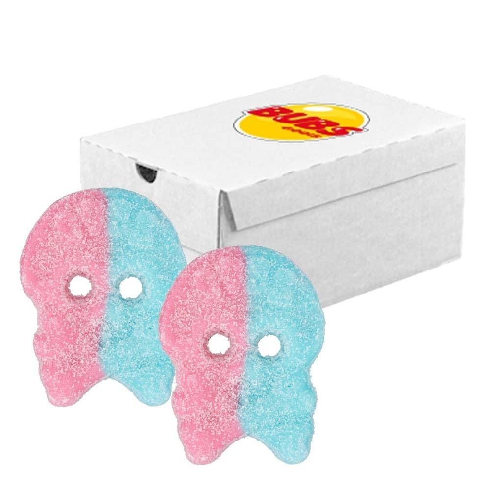 BUBS Dizzy Skalle 2.6kg | Bubblegum Sour Foam Candy | Swedish Vegan sealed box