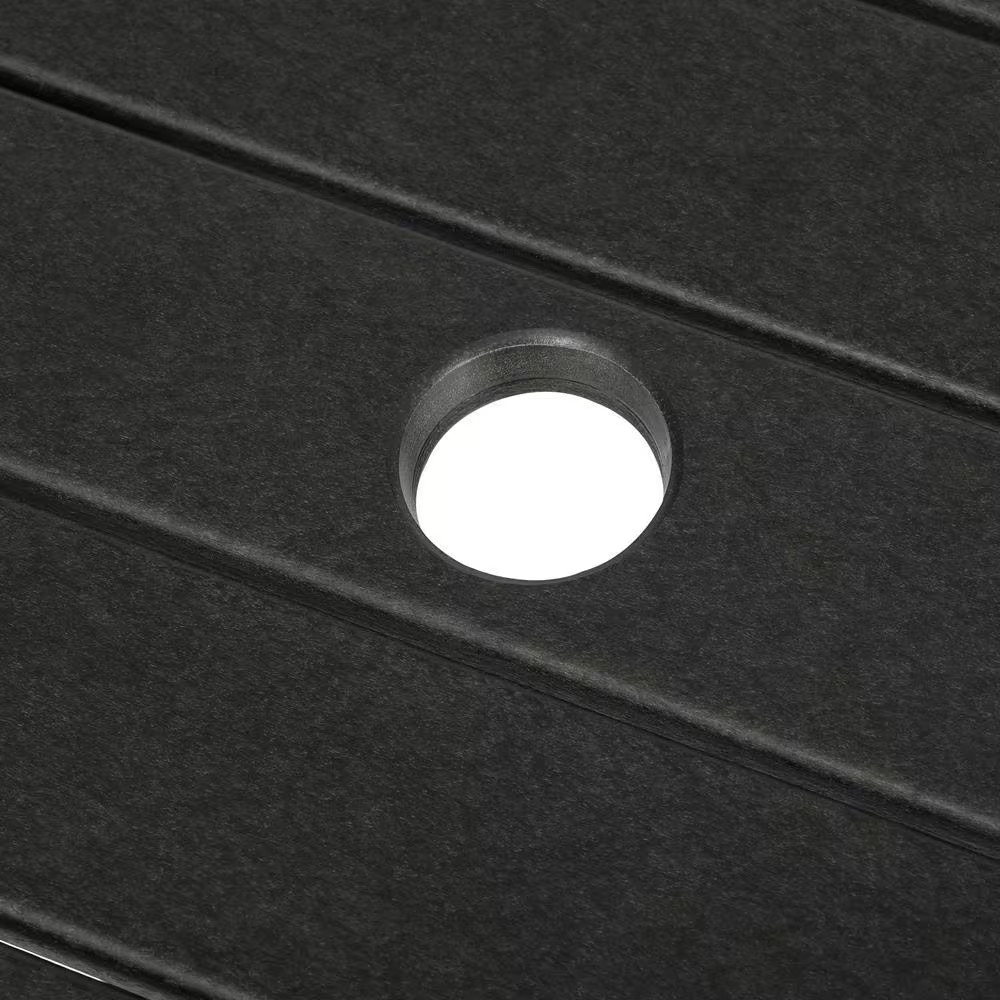 Laguna 35 In. round HDPE Plastic All Weather Bar Height High Top Bistro Outdoor