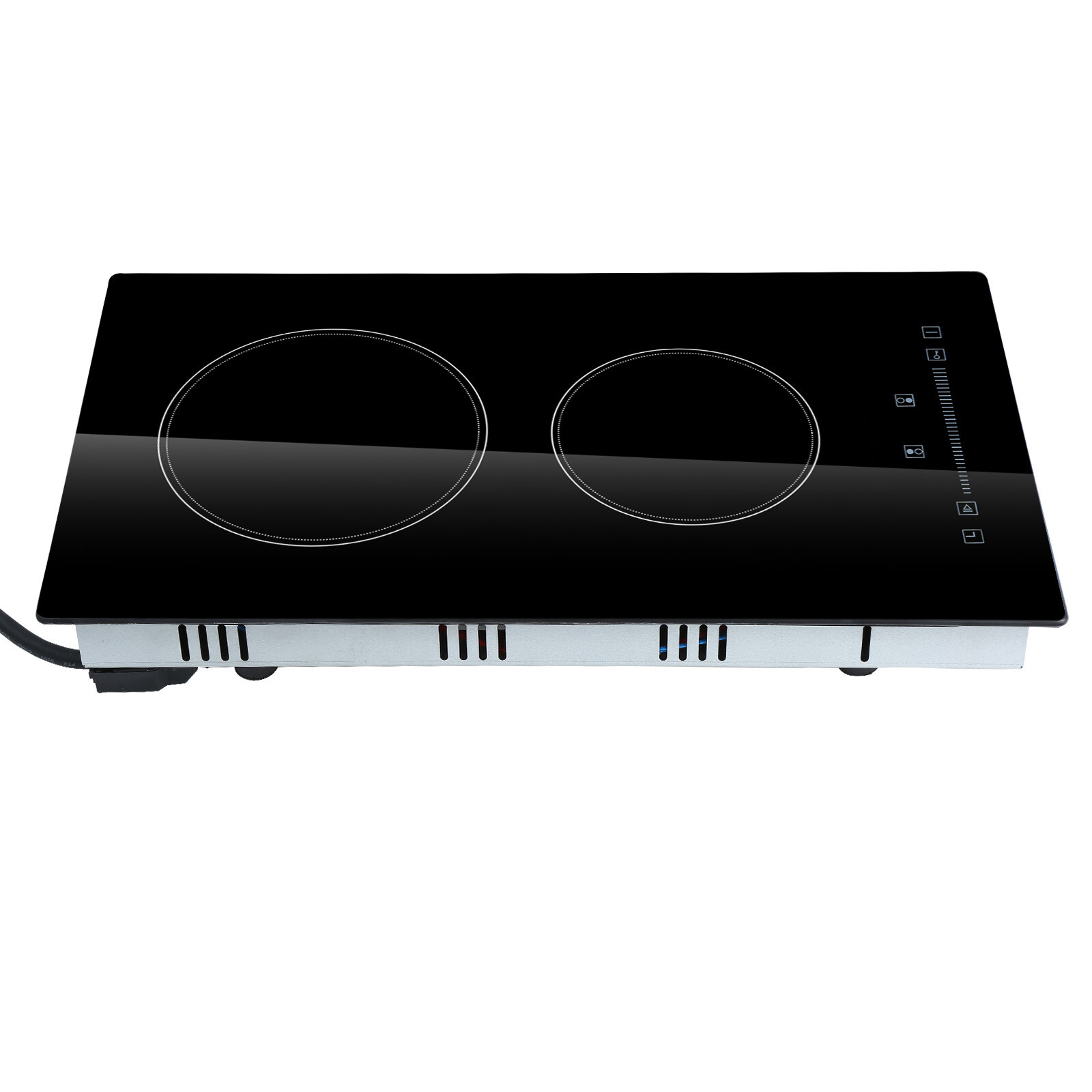 VEVOR 12″ Built-in Electric Cooktop Radiant Ceramic Cooktop 2 Burners 110V