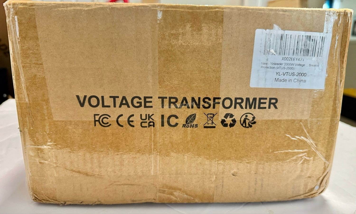 2000W Voltage Converter Transformer – 110V-220V & 220V-110V Dual Direction