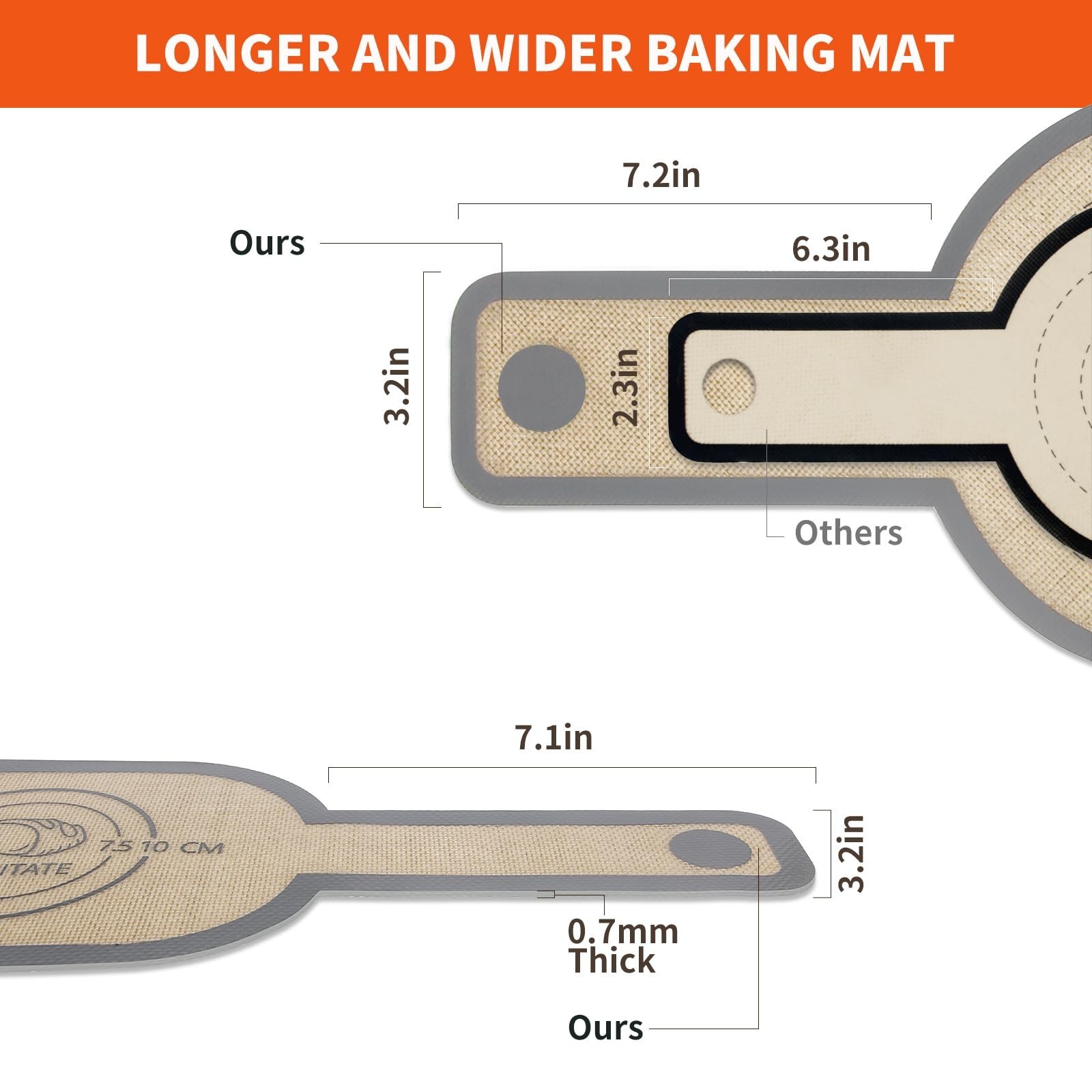 Silicone Bread Sling Dutch Oven Liner, Non-Stick & Easy Clean Reusable Oval a…