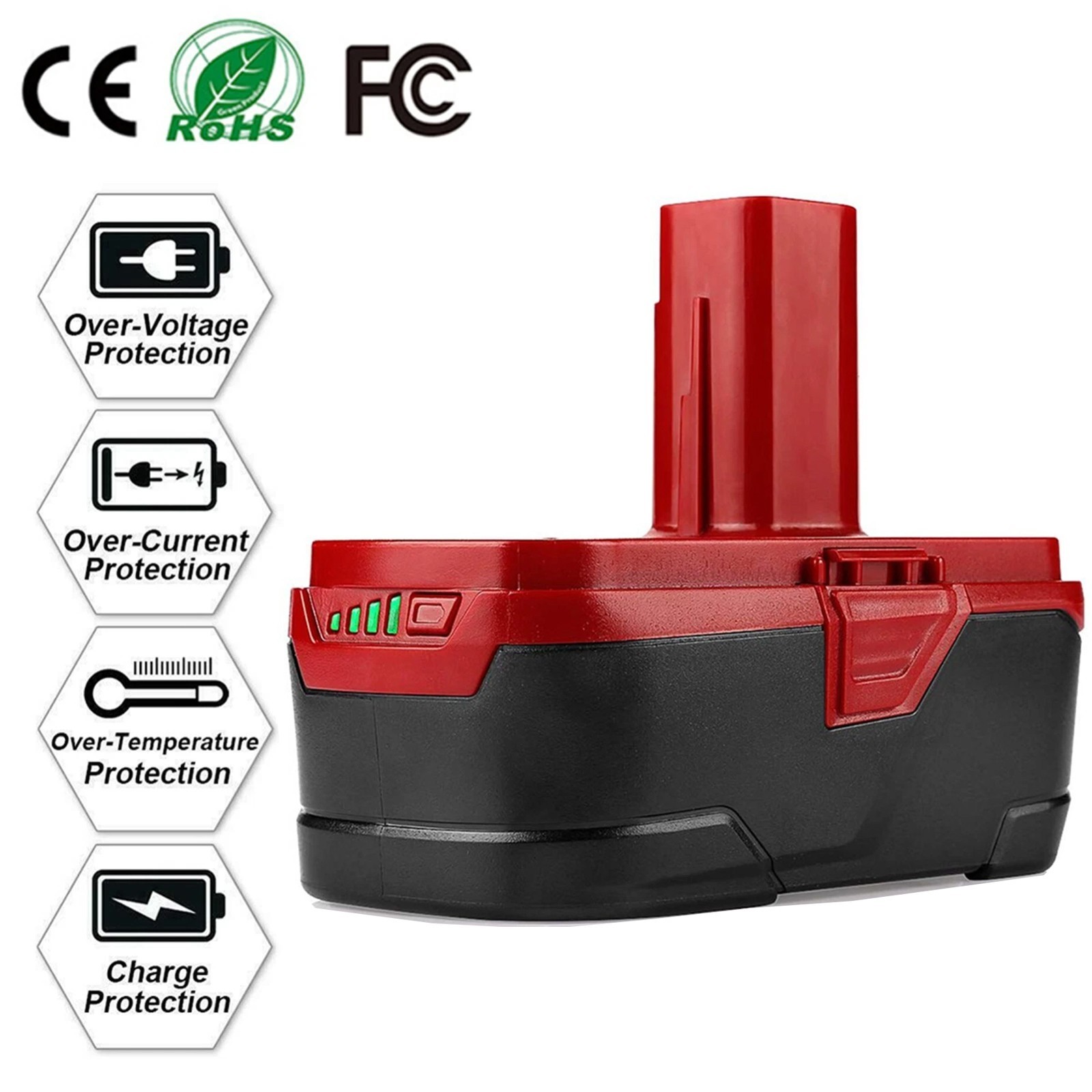 8.0Ah 19.2Volt Battery For Craftsman C3 XCP Lithium Ion 130279005 PP2030 35702