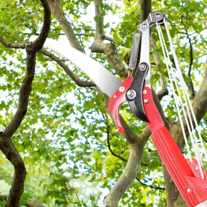 Retractable High Reach Tree Trimmer Pruner Saw Garden Branch Cutter Without Pole