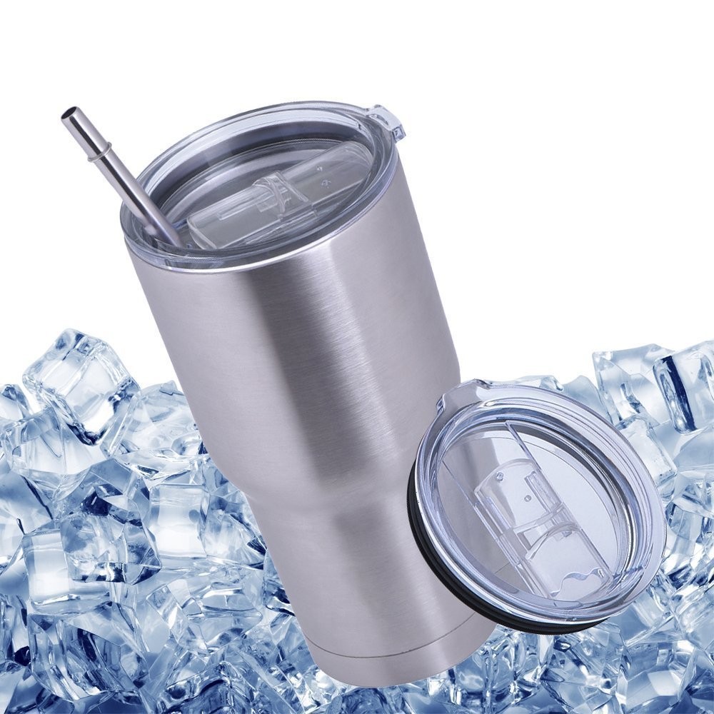 2 Replacement Lids for Stainless Steel Tumbler Travel Cup – Fits OF Inner dia…