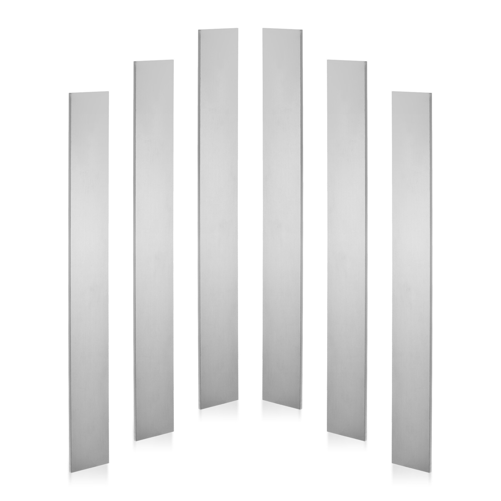 6 Pack Spring Steel 1095 1/8″ x 1-1/2″ x 12″ Steel Flat Bar for Knife Making