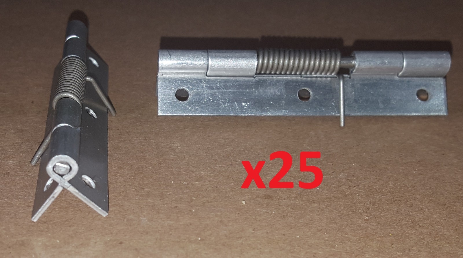 25 pc Aluminum Spring Hinge to OPEN 3 x 1.06″ Craft/Cabinet/Door/Project/DIY Lot
