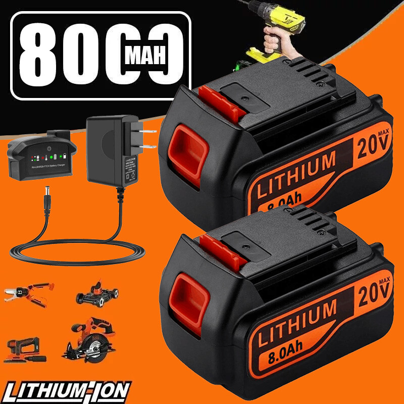 8.0Ah 20V LB2X4020 Battery FOR Black and Decker 20V MAX Lithium LBXR20 LBX20 NEW