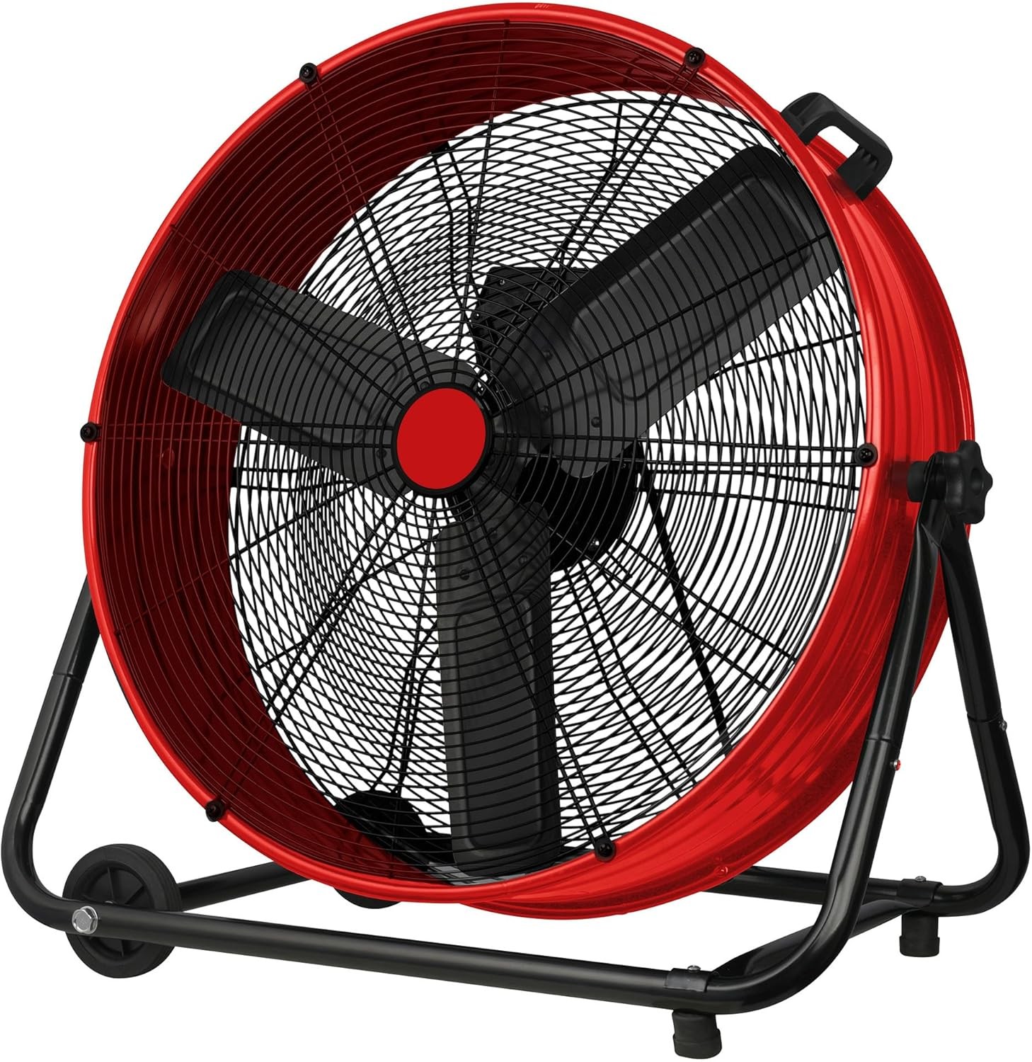 24 in Industrial Floor Fan with Adjustable 3 Speed 4800-8800 CFM Cooling