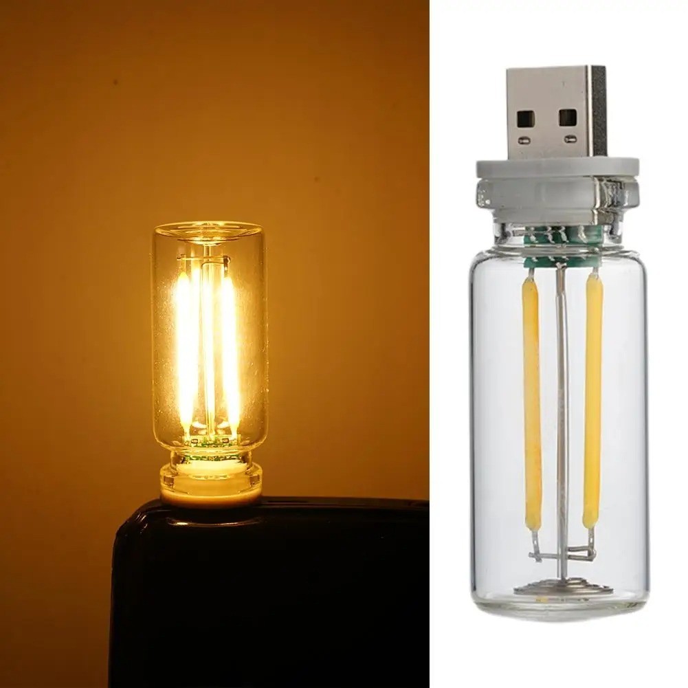 USB LED Night Light Touch Control Atmosphere Bulb Bedroom Mood Decor Lamp