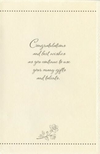American Greetings Anniversary Card: Continue To Use Your Many Gifts & Talents