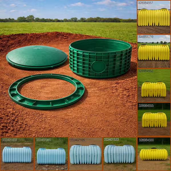 24 In. X 12 In. Tall Septic Tank Riser Combo