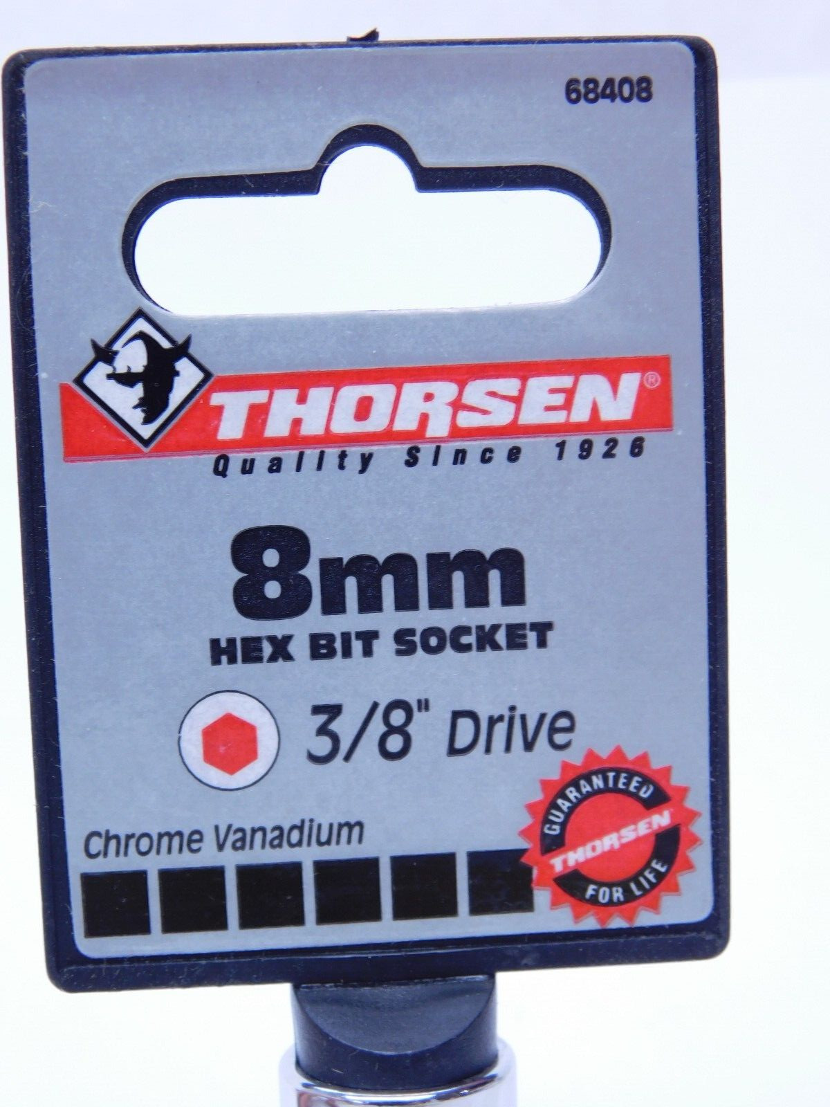 NEW – Thorsen 8mm HEX ALLEN BIT WRENCH SOCKET – 3/8″ DRIVE (HR)