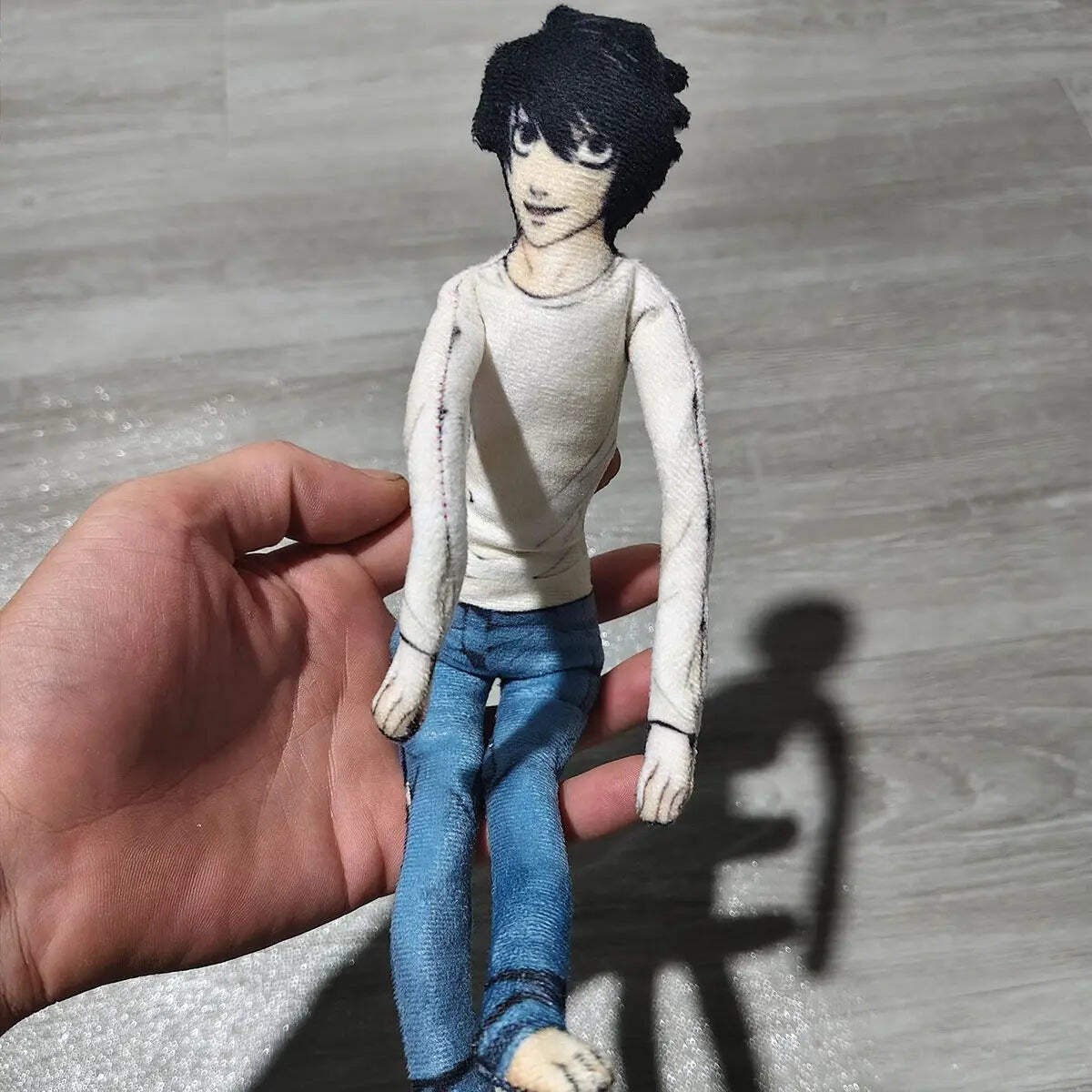 Anime Light Yagami L Plush Light Yagami L Plushies Doll Slender Twistable Shape