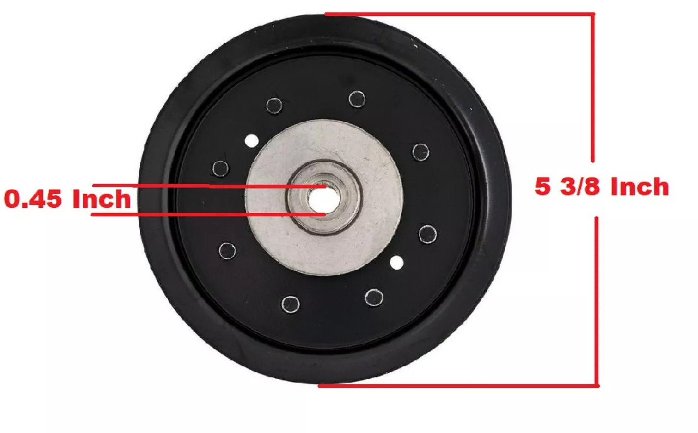 Flat Idler Pulley 54″ For Husqvarna YTH26V54 YTH2754 Z254F Z254i YTH2454 54 Deck