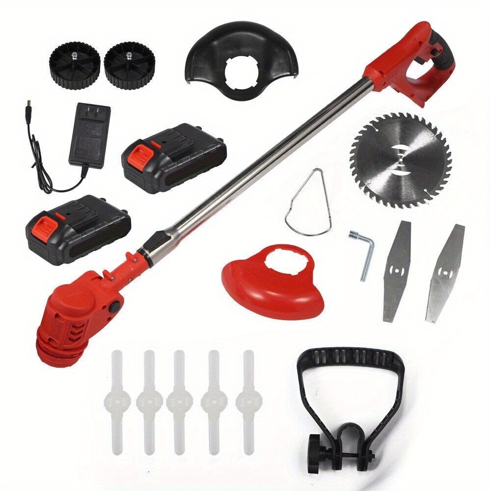 1pc 2026 New Upgraded Cordless String Trimmer – 21V 1200Mah Electric Weed Eater