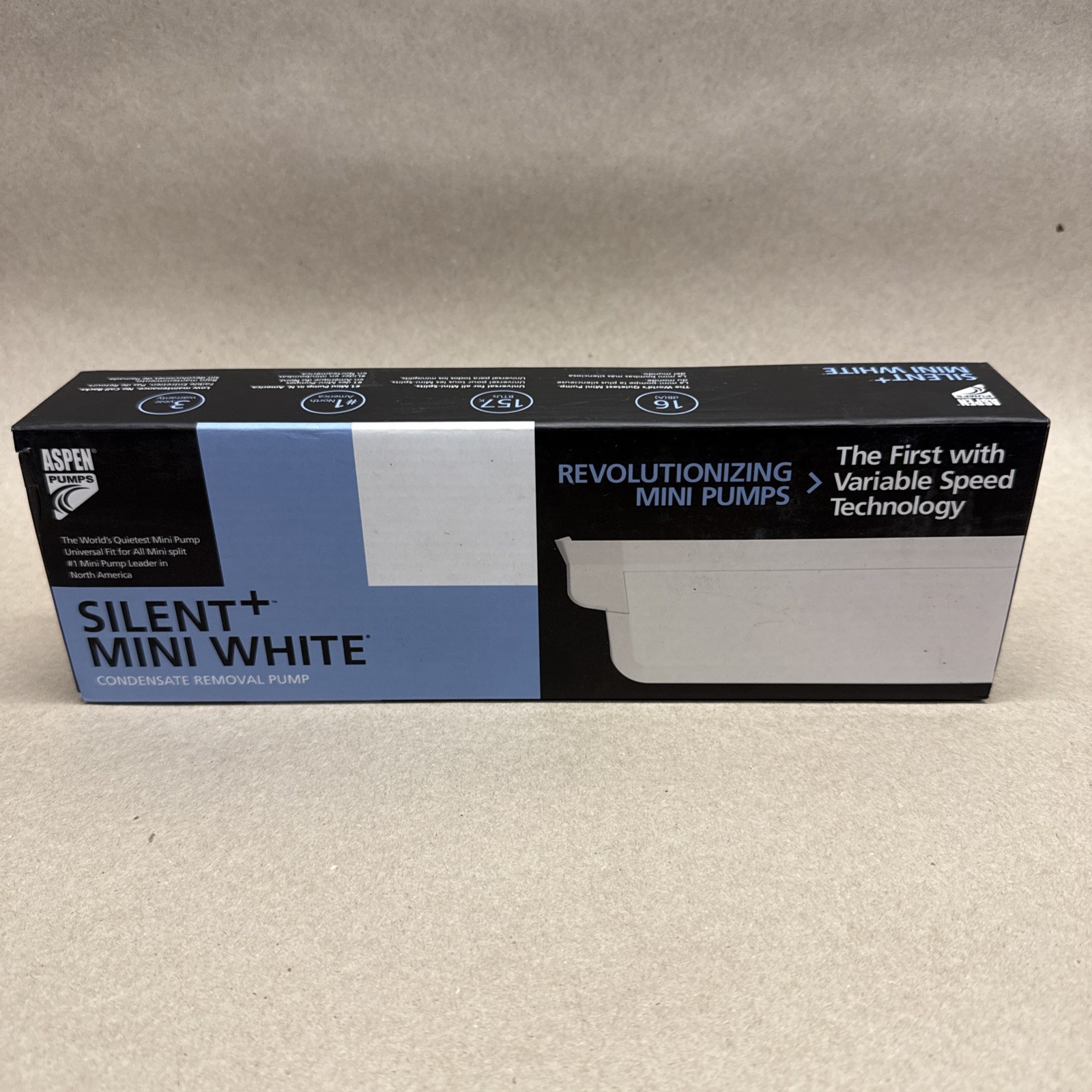 Aspen Pumps Silent + Mini White Condensate Removal Pump (New Model)